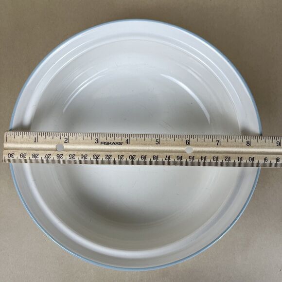 Pfaltzgraff April 8.5" Round Vegetable Oven Serving Bowl Floral Utensil Marks - Picture 5 of 7